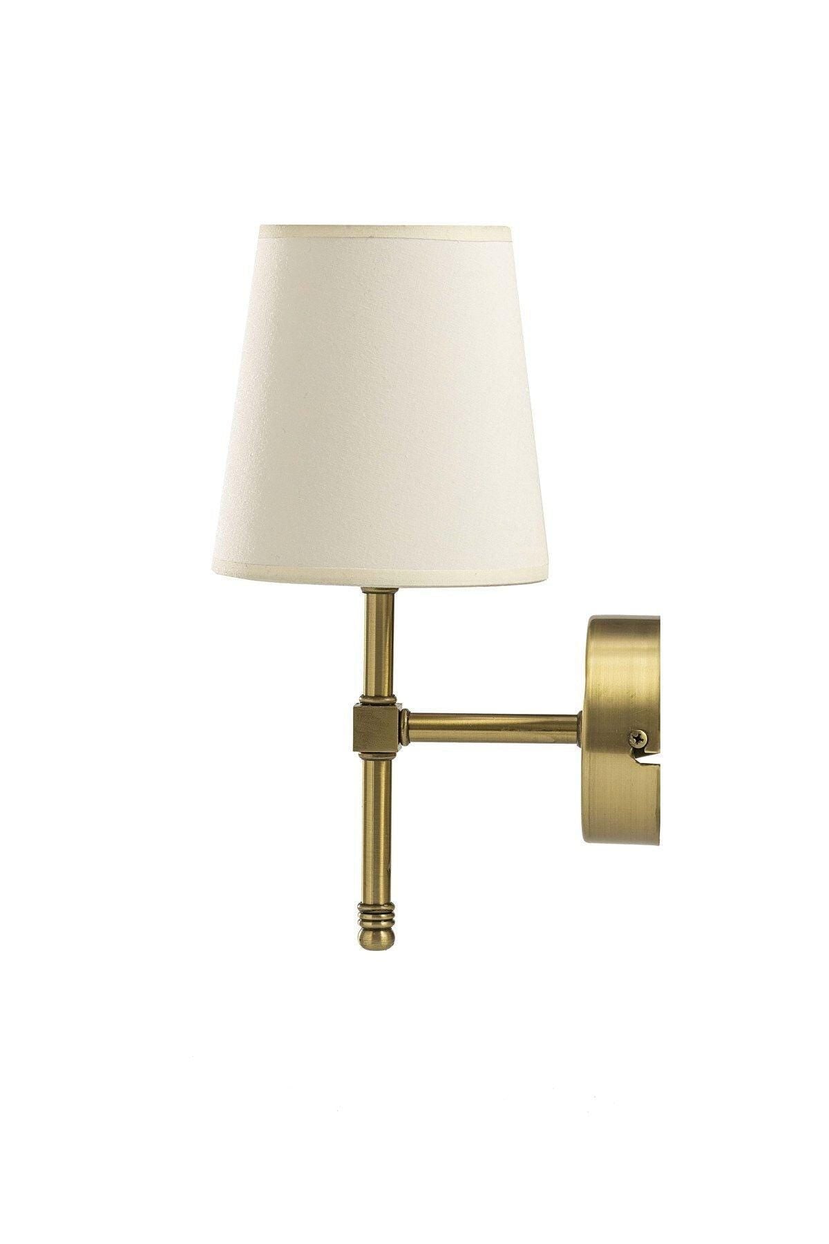 Paris Light Sconce Set of 2, Two Piece Lamp Pair with Shade, Hallway Decor Wall Mount Lighting Fixtures, Antique Yellow & Black