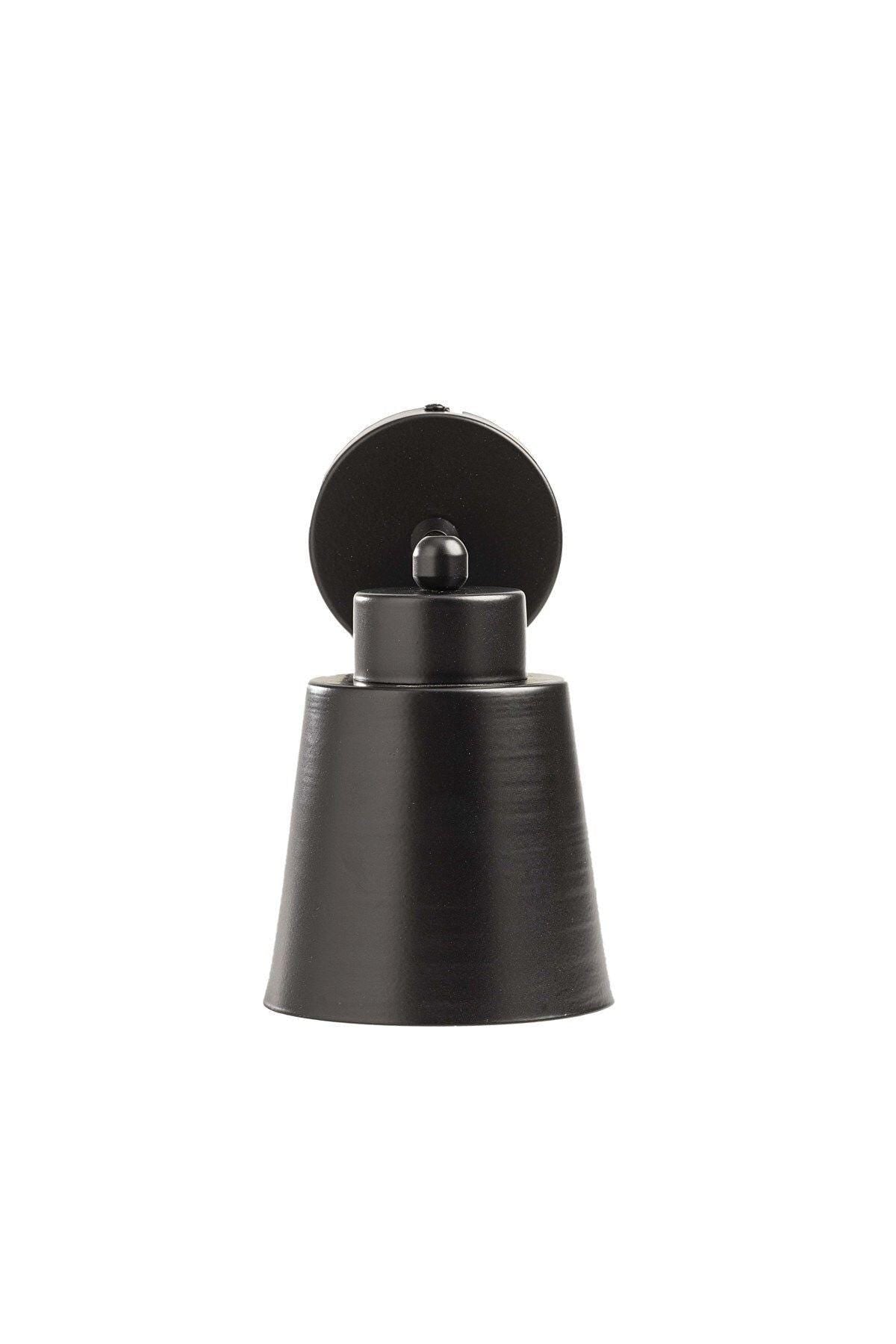 Glass Wall Sconce Black