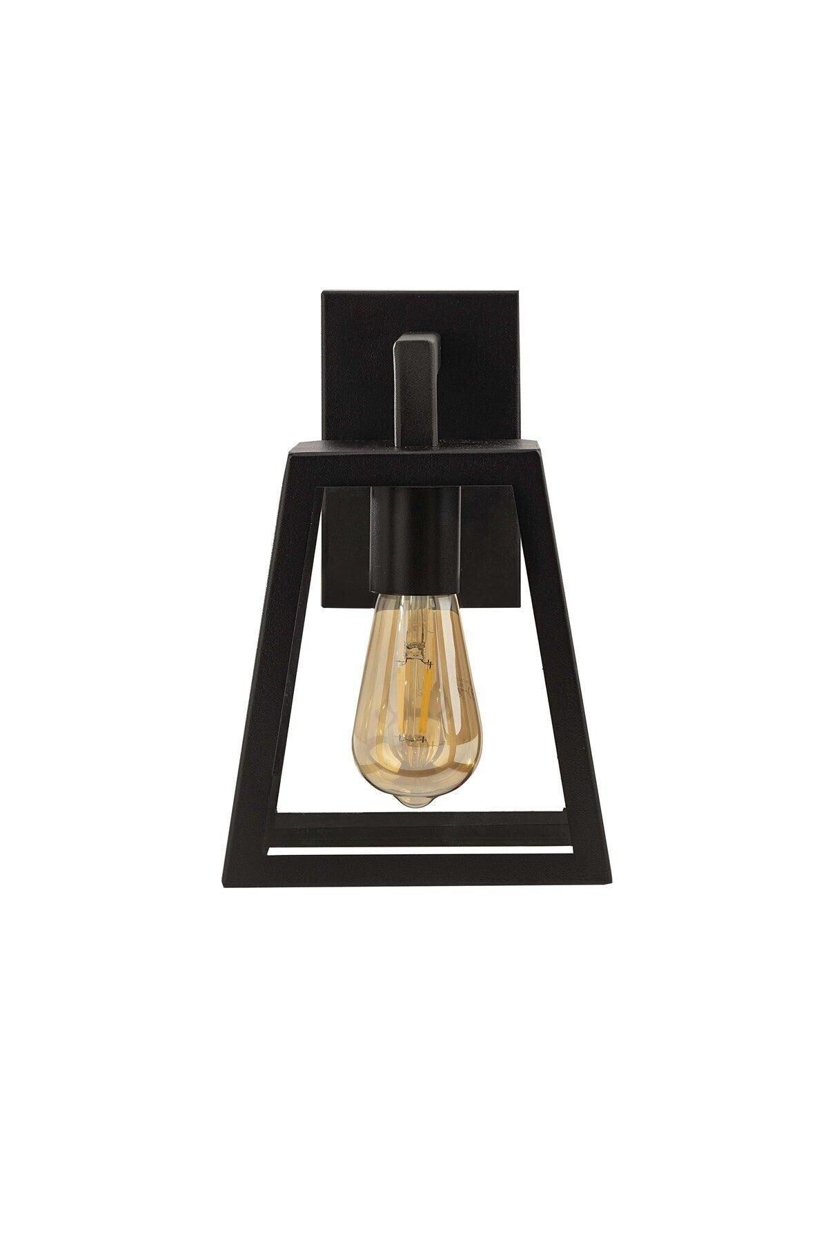 Galata Downward Lamp, Single E27 Bulb Sconce, Wall Mounted Light Fixture, Modern Farmhouse Decor Lighting
