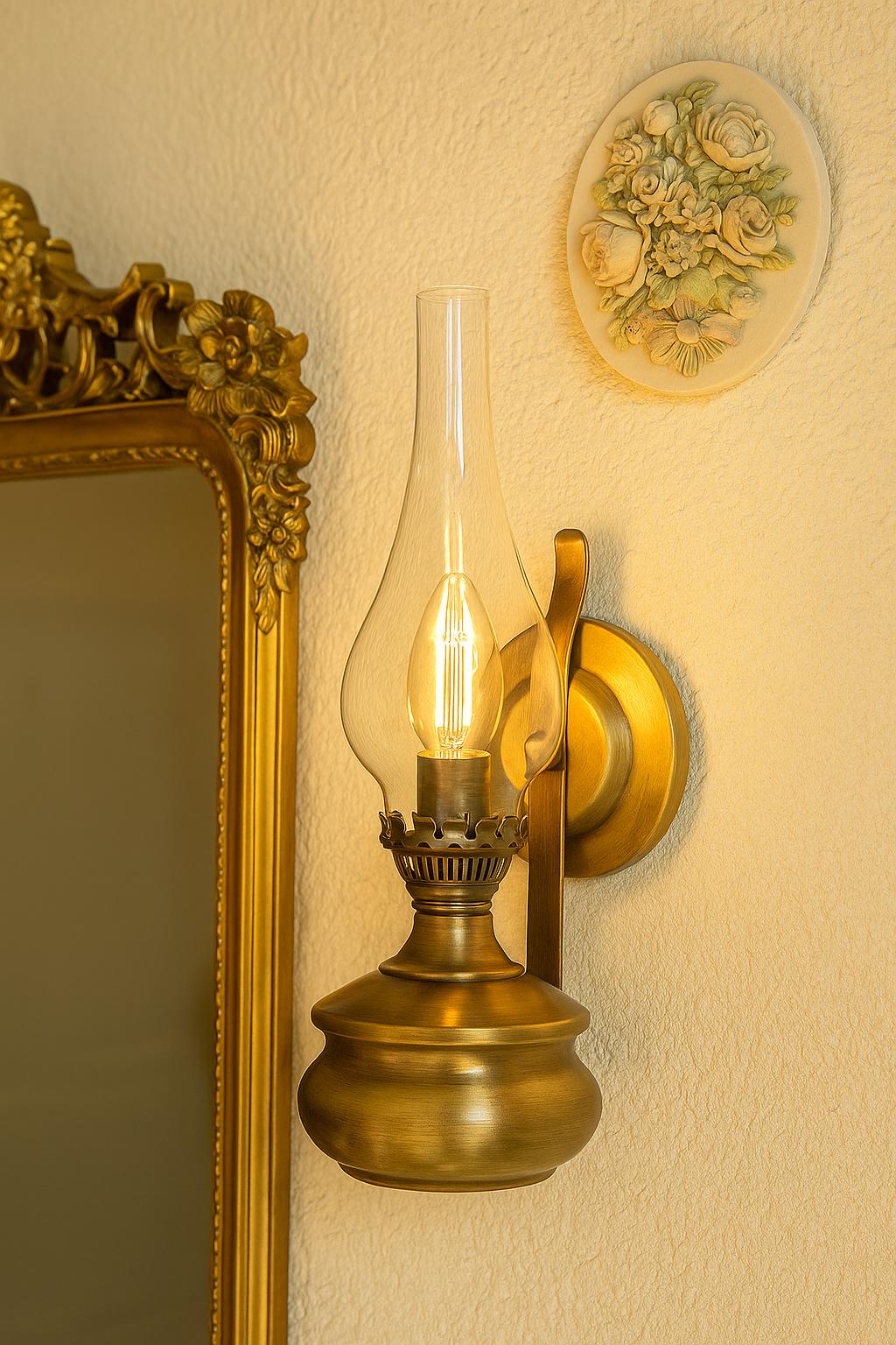 Antique Gas Wall Lamp Set, Two Piece Electric Light Sconce Pair, Living Room, Bath Vanity, Bedroom Sidetable Decor Lamp, Apartment Lighting
