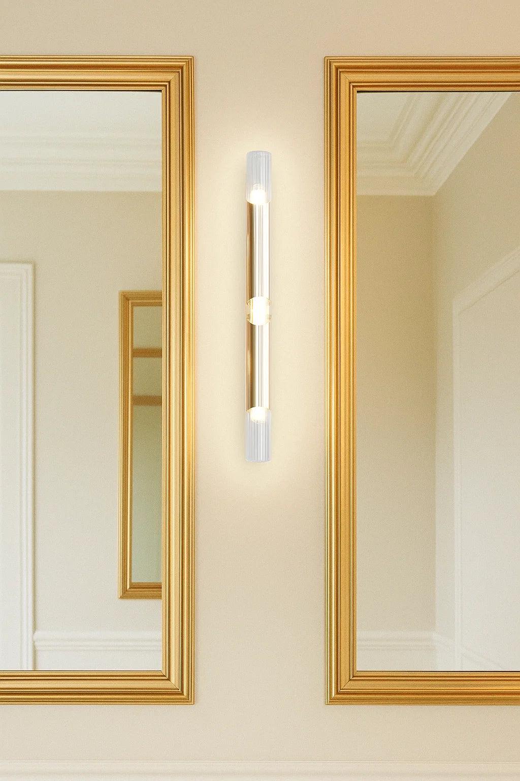 Lumora Single Glass Pipe Wall Lamp