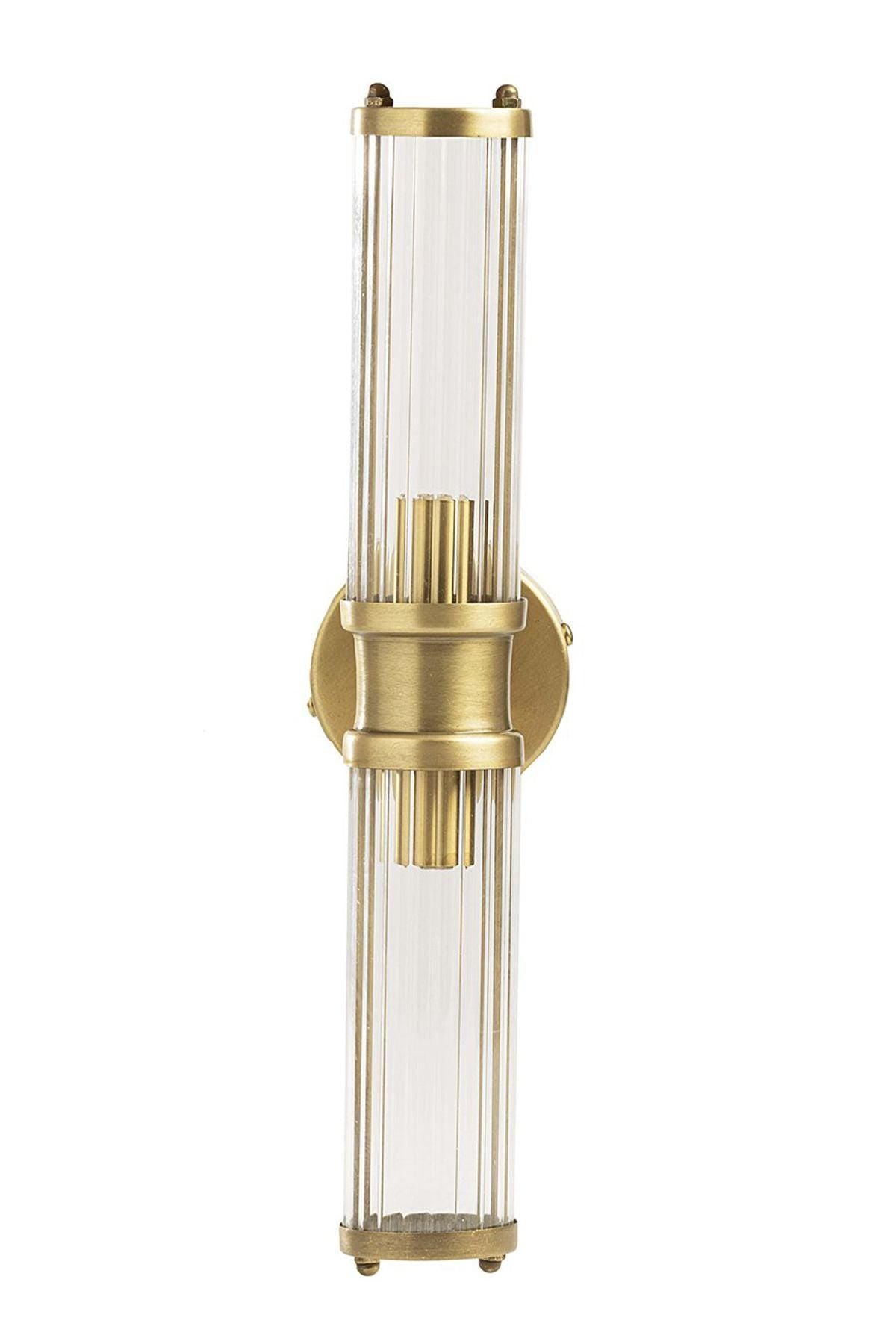 Star Glass Wall Sconce, Antique Bronze