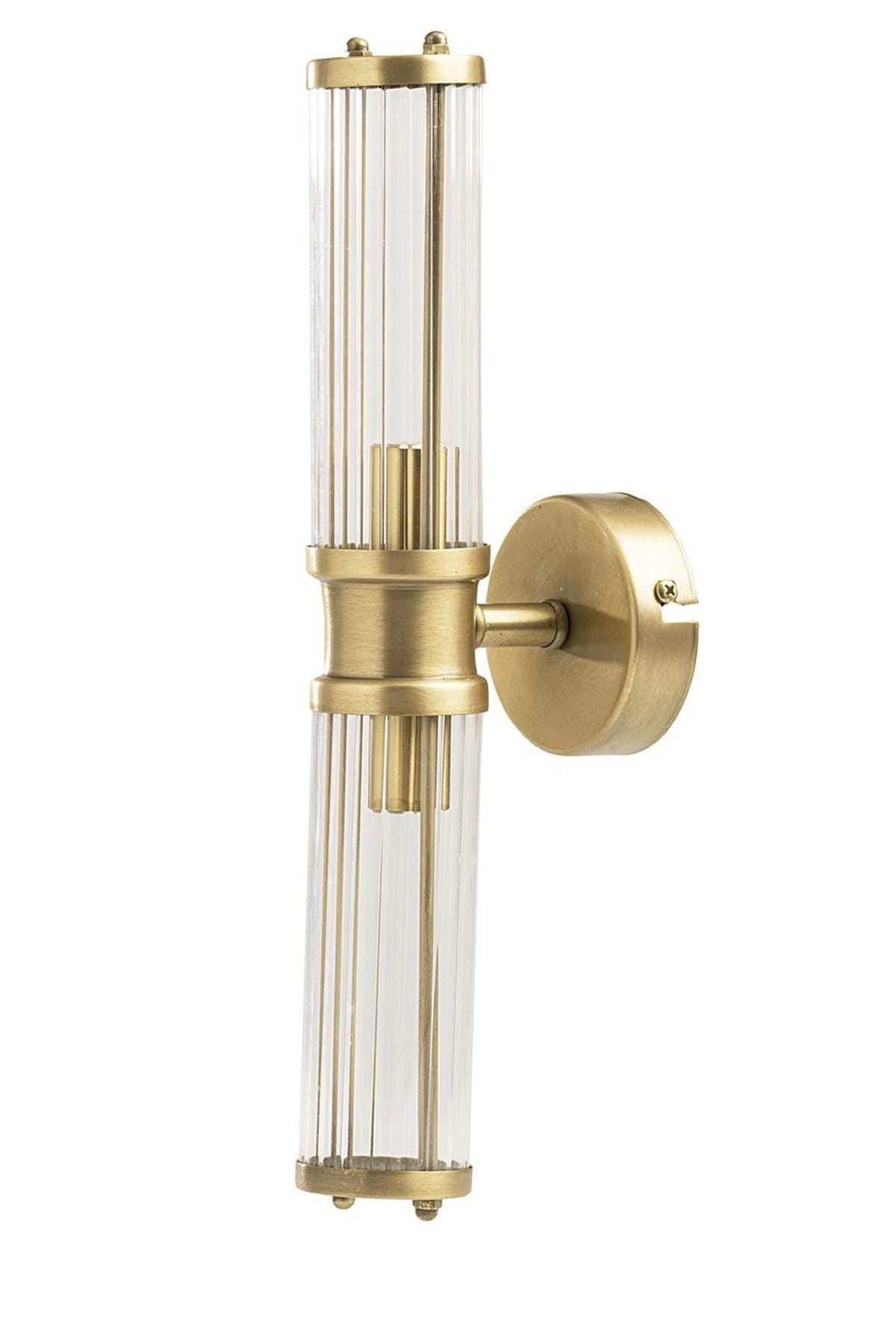 Up and Down Vertical Sconce Set of 2, Antique Bronze & Star Glass Lamp Pair, Dual Head Wall Mounted Lighting Fixtures, Luxury Decor