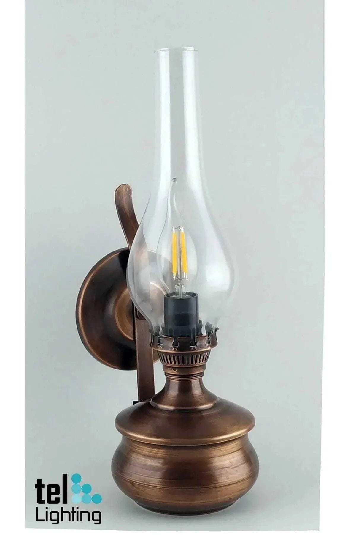 Antique Copper Gas Lamp Wall Sconce Lighting