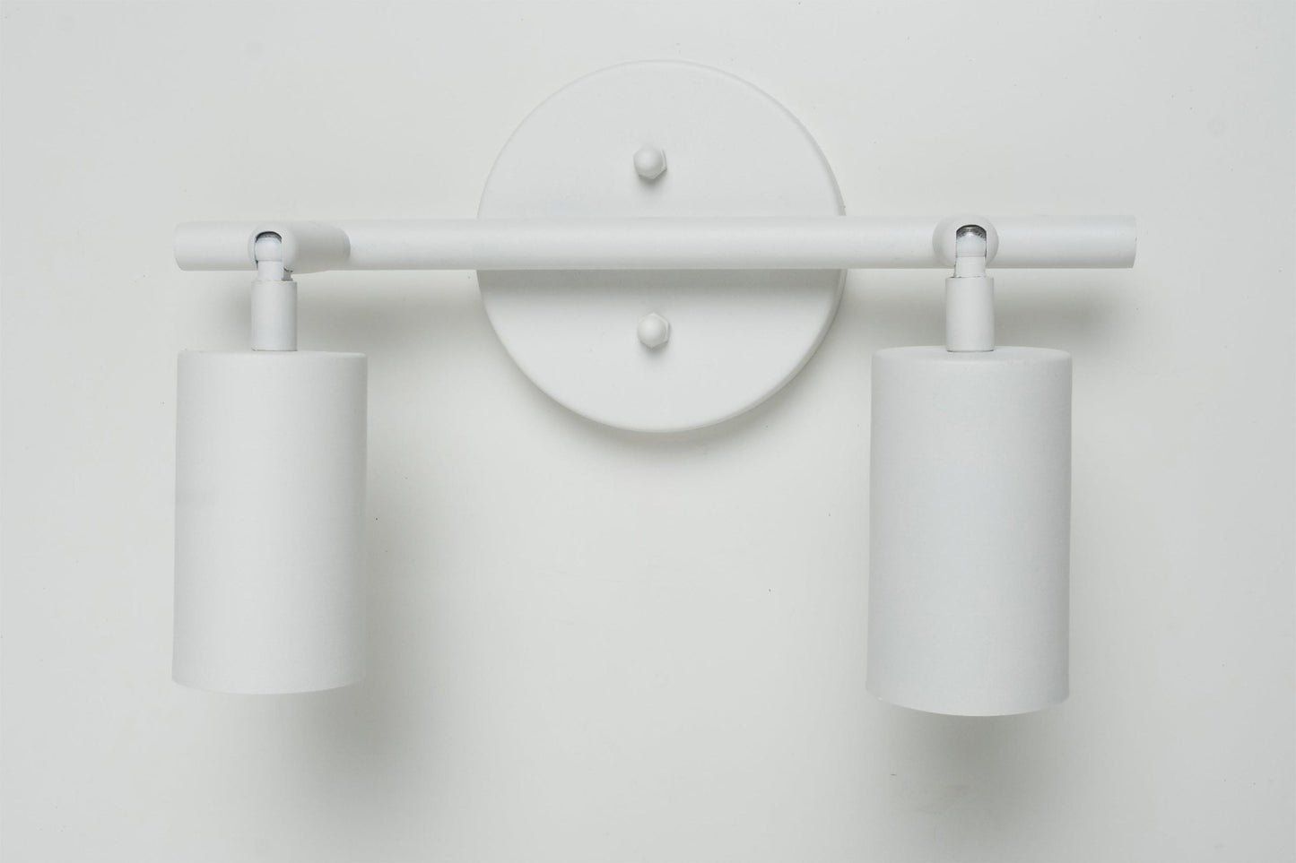 2-Piece Spotlight GU10 Bulb Included Wall Lamp White