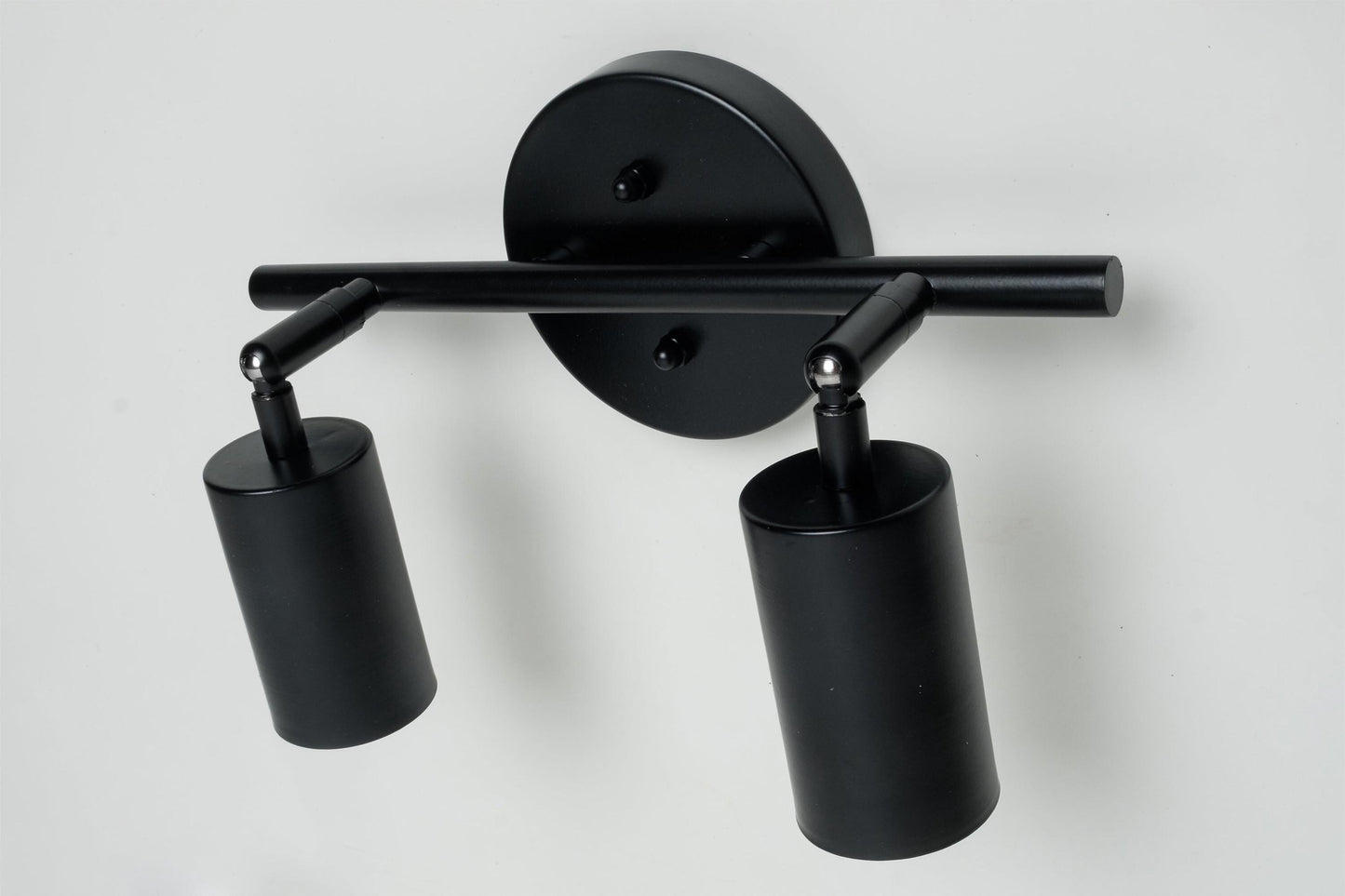 Eslitme Wall Sconce Black with 2 Spotlights GU10 Bulb Included