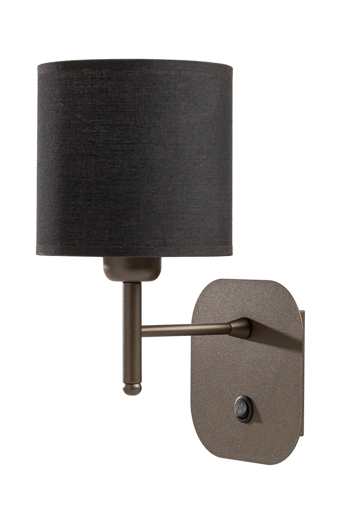 Sapphire Black Sconce Set of 2, Wall Lamp Pair with Shade, Living Room Light Fixtures, Modern Bedroom Bath Vanity Farmhouse Decor Lighting