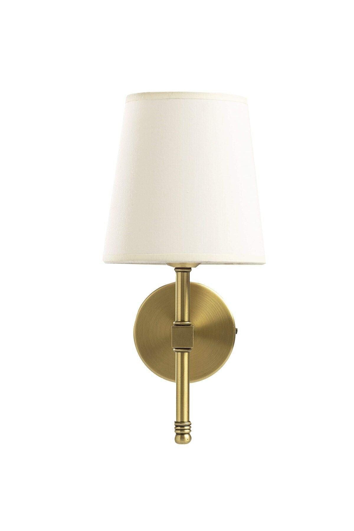 Paris Light Sconce Set of 2, Two Piece Lamp Pair with Shade, Hallway Decor Wall Mount Lighting Fixtures, Antique Yellow & Black