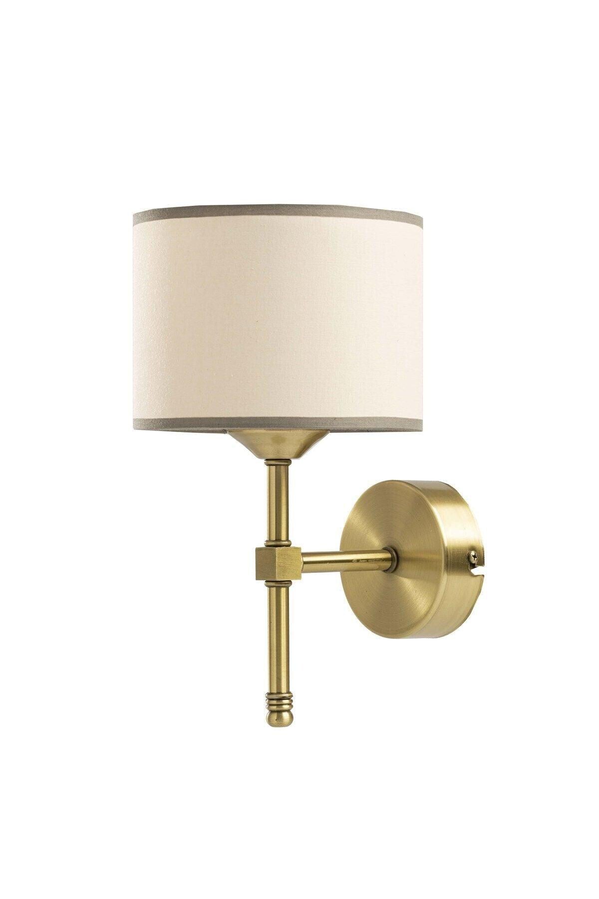 Paris Lampshade and Hat Wall Sconce Antique Yellow