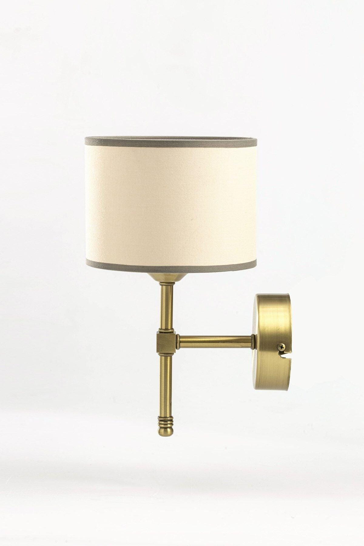 Paris Lampshade and Hat Wall Sconce Antique Yellow