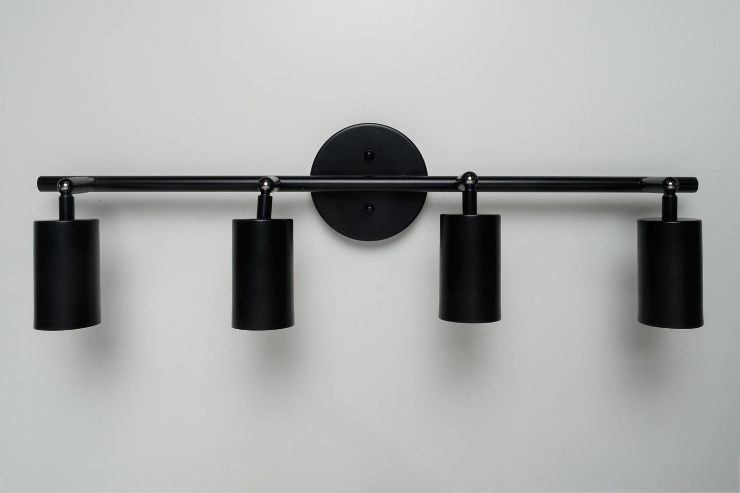4-Spot GU10 Bulb Included Sports Wall Sconce Black