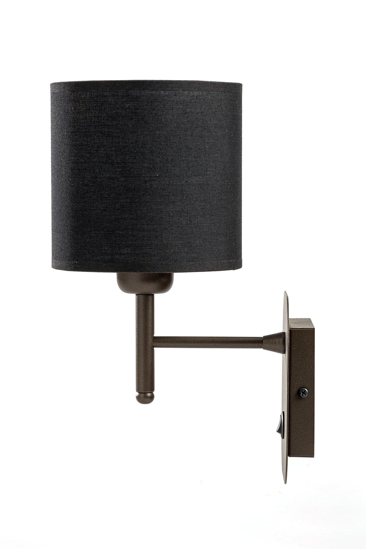 Sapphire Black Sconce Set of 2, Wall Lamp Pair with Shade, Living Room Light Fixtures, Modern Bedroom Bath Vanity Farmhouse Decor Lighting