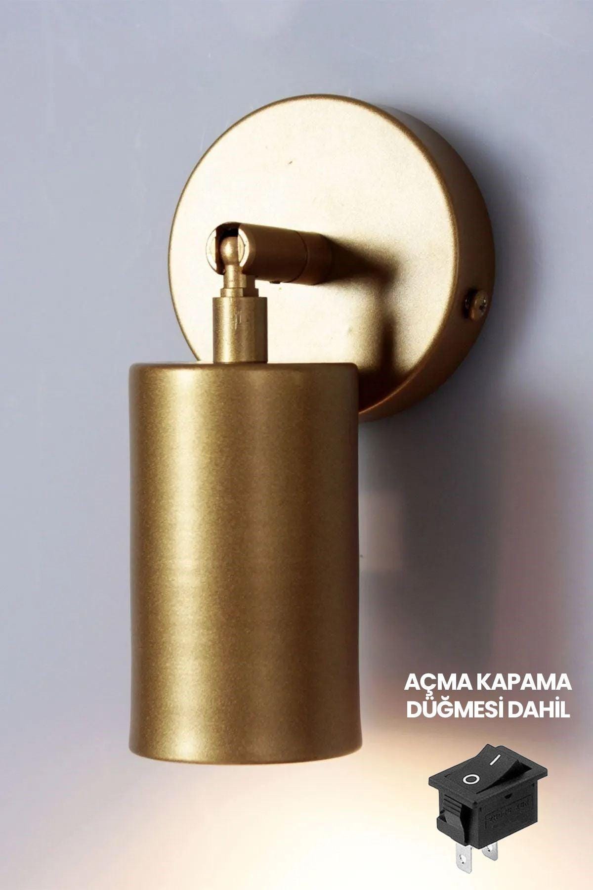 Single Metal Spot Lighting with On/Off Button (BULB INCLUDED)
