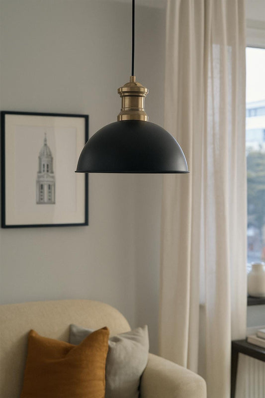 Black Metal Pendant Chandelier