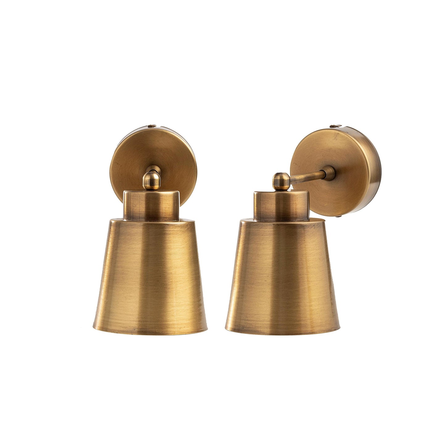 2 Piece Wall Mounted Lamps Black & Aging, Simple Sconce Pair for Bedroom, Living Room, Bath Vanity, Modern Apartment Decor Lighting