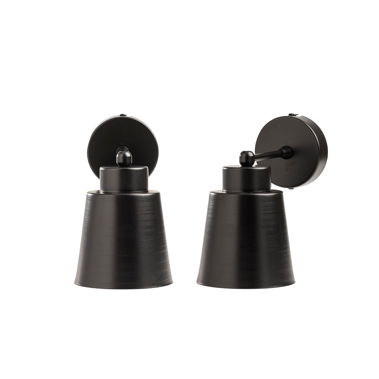2 Piece Wall Mounted Lamps Black & Aging, Simple Sconce Pair for Bedroom, Living Room, Bath Vanity, Modern Apartment Decor Lighting